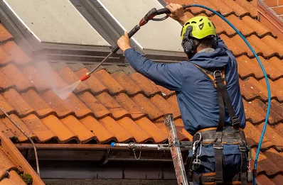 Démoussage et hydrofuge de toiture à Villon